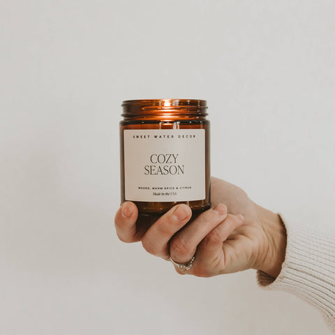 Cozy Season 9 oz Soy Candle - Fall Decor & Gifts