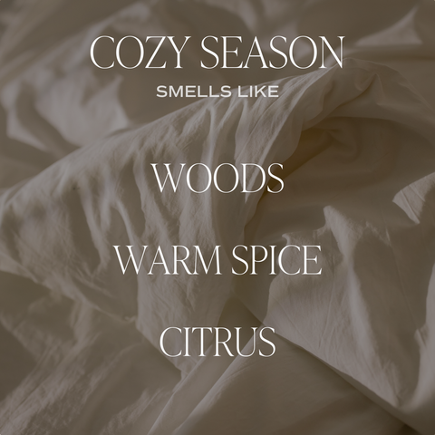 Cozy Season 9 oz Soy Candle - Fall Decor & Gifts