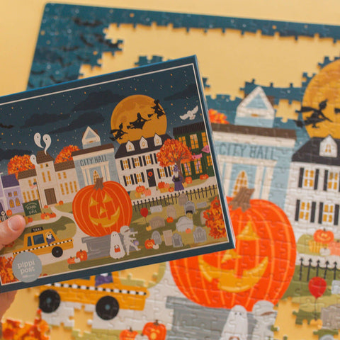 Haunted Nights & Ghostly Lights - 500 Piece Jigsaw Puzzle