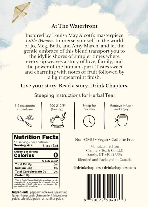 At The Waterfront (Fresh Mint Honeybush Herbal Tea) 2oz