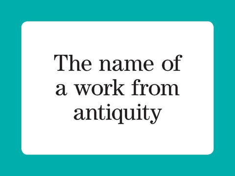 Literary Quicktionary