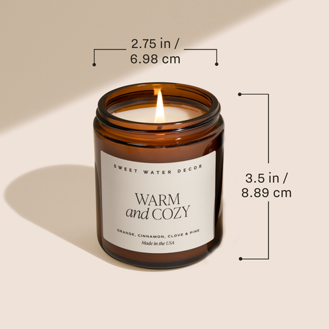 Cozy Season 9 oz Soy Candle - Fall Decor & Gifts