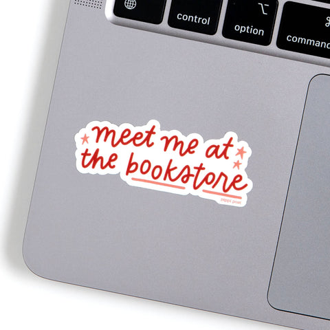 Meet Me At The Bookstore Decal Sticker