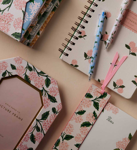 Pink Hydrangea Bookmark