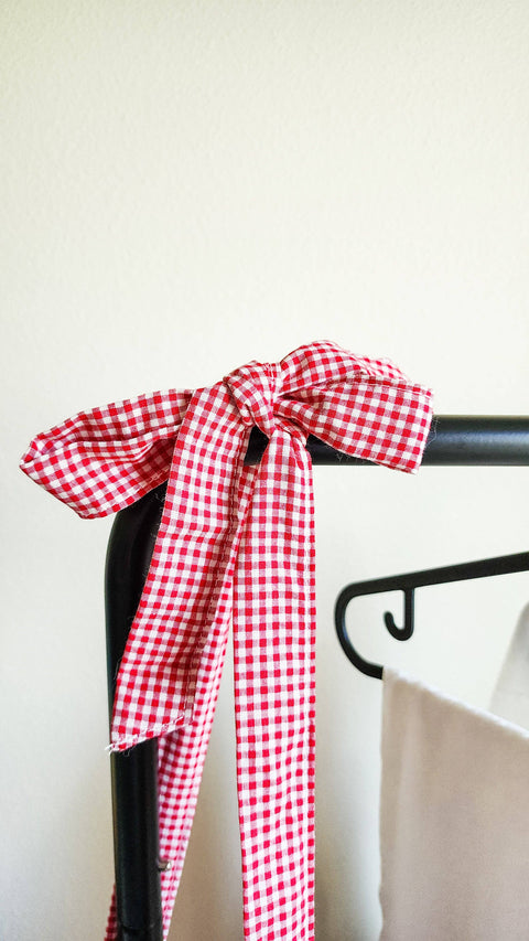 Book Lover Checkered Cotton Tote Bag with Adjustable Strap