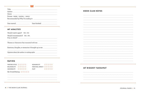 Book Club Journal by Adams Media
