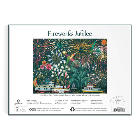 Fireworks Jubilee 1000 Piece Foil Puzzle