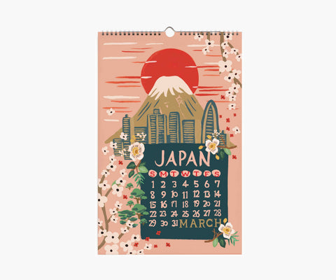 2026 World Travel Wall Calendar