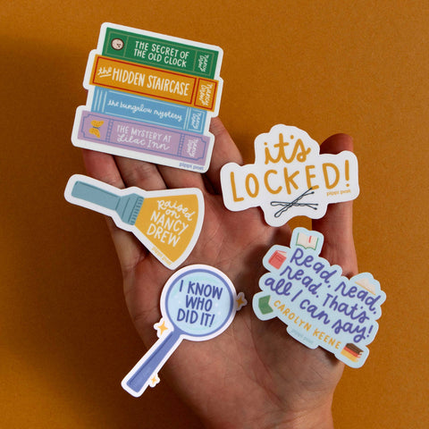 Raised On Mystery Stories Decal Sticker