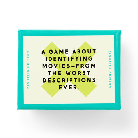 Brass Monkey Mini Poorly Explained Movies - 80s Edition