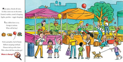 Where is Curious George? Around the Town : H. A. Rey