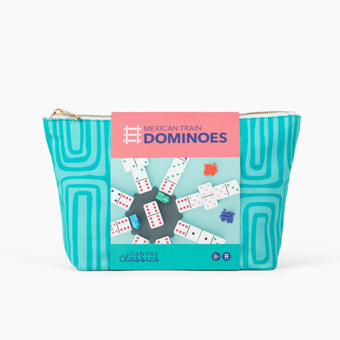 Canvas Classics travel Mexican Train dominoes