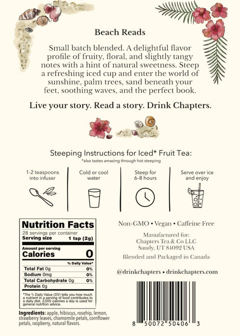 Beach Reads (Tangy Hibiscus Lemonade Fruit Tea) 2oz