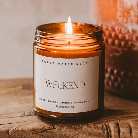 Weekend 9 oz Soy Candle - Home Decor & Gifts