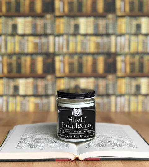 Shelf Indulgence 9oz Soy Candle Fig + Almond + Cedar