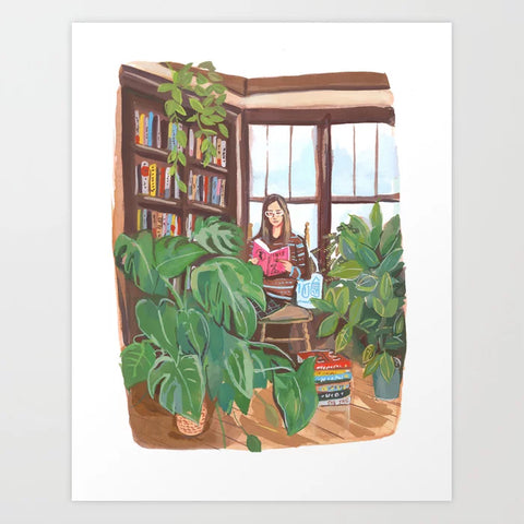 Quarantine BookClub: Emily Art Print 8" x 10"