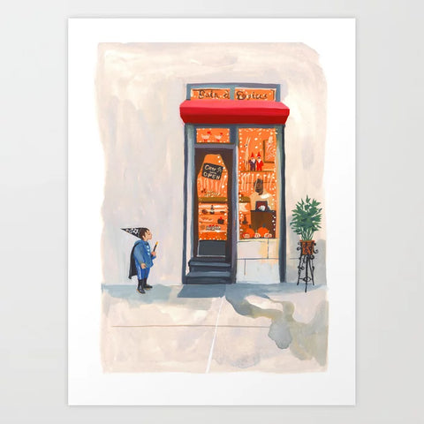 Trick or Fancy Treat! Art Print 8" x 10"